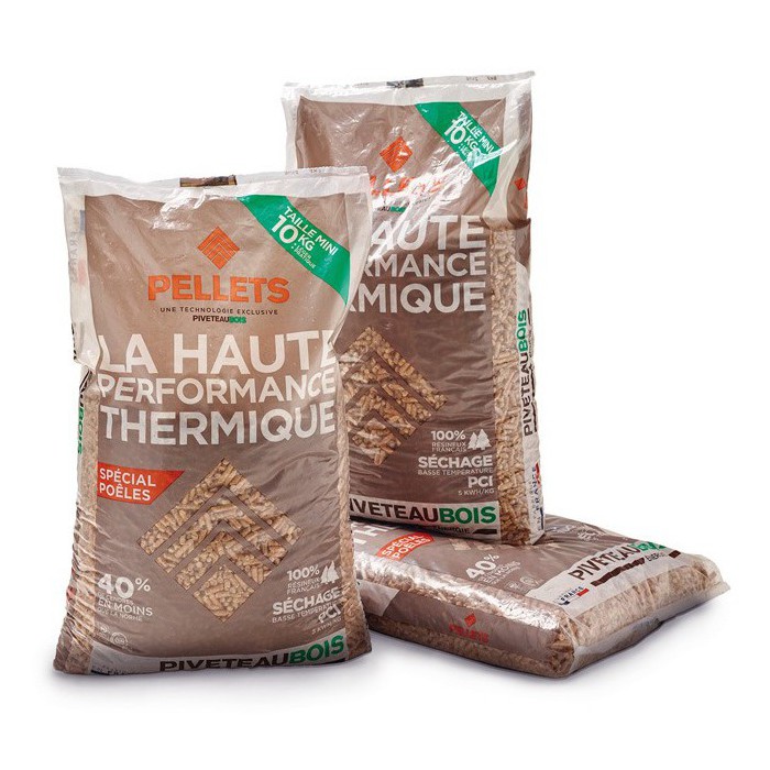 Granulés bois Piveteau - Palette 104 sacs de 10 kg